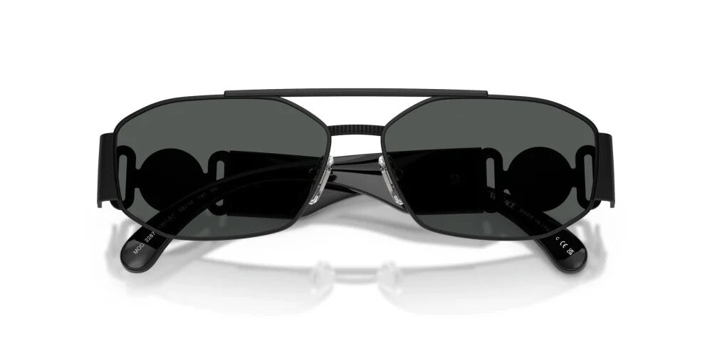 Versace Sunglasses VE2287 126187 58mm Matte Black / Dark Grey Lens