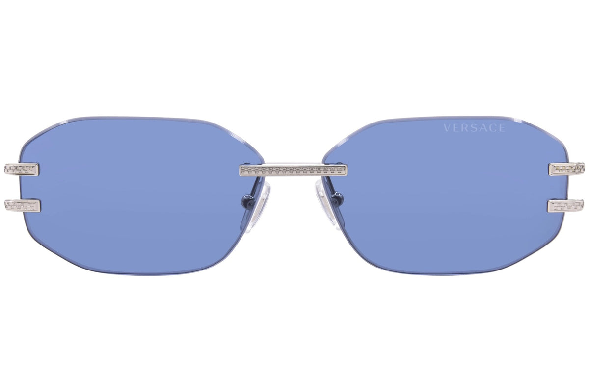 Versace Sunglasses VE2274 100080 58mm Silver / Dark Blue Lens