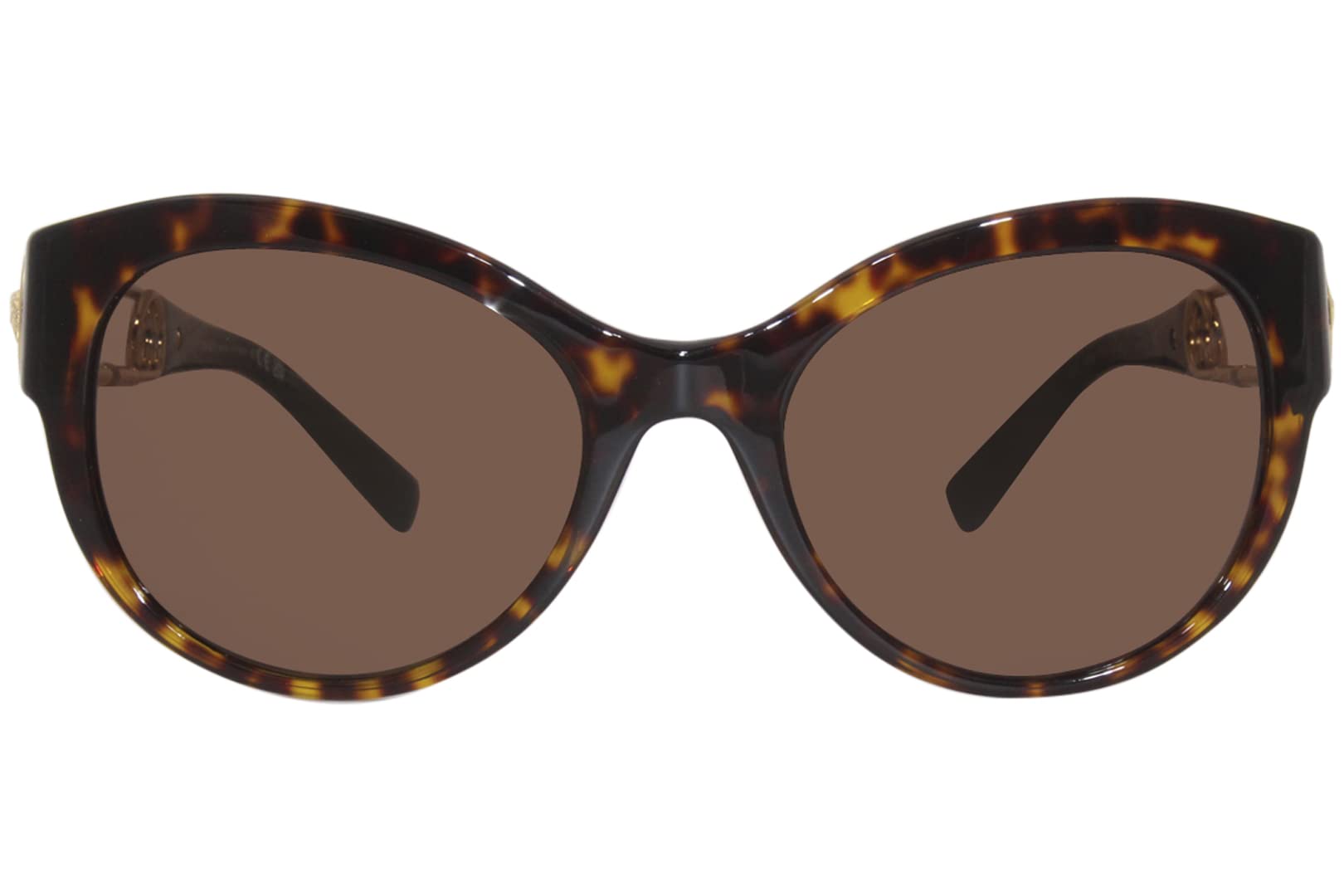 Versace Sunglasses VE4389 108/73 55mm Havana / Dark Brown Lens