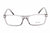 Prada Eyeglasses PR03YV 08U1O1 54mm Transparent Grey / Demo Lens