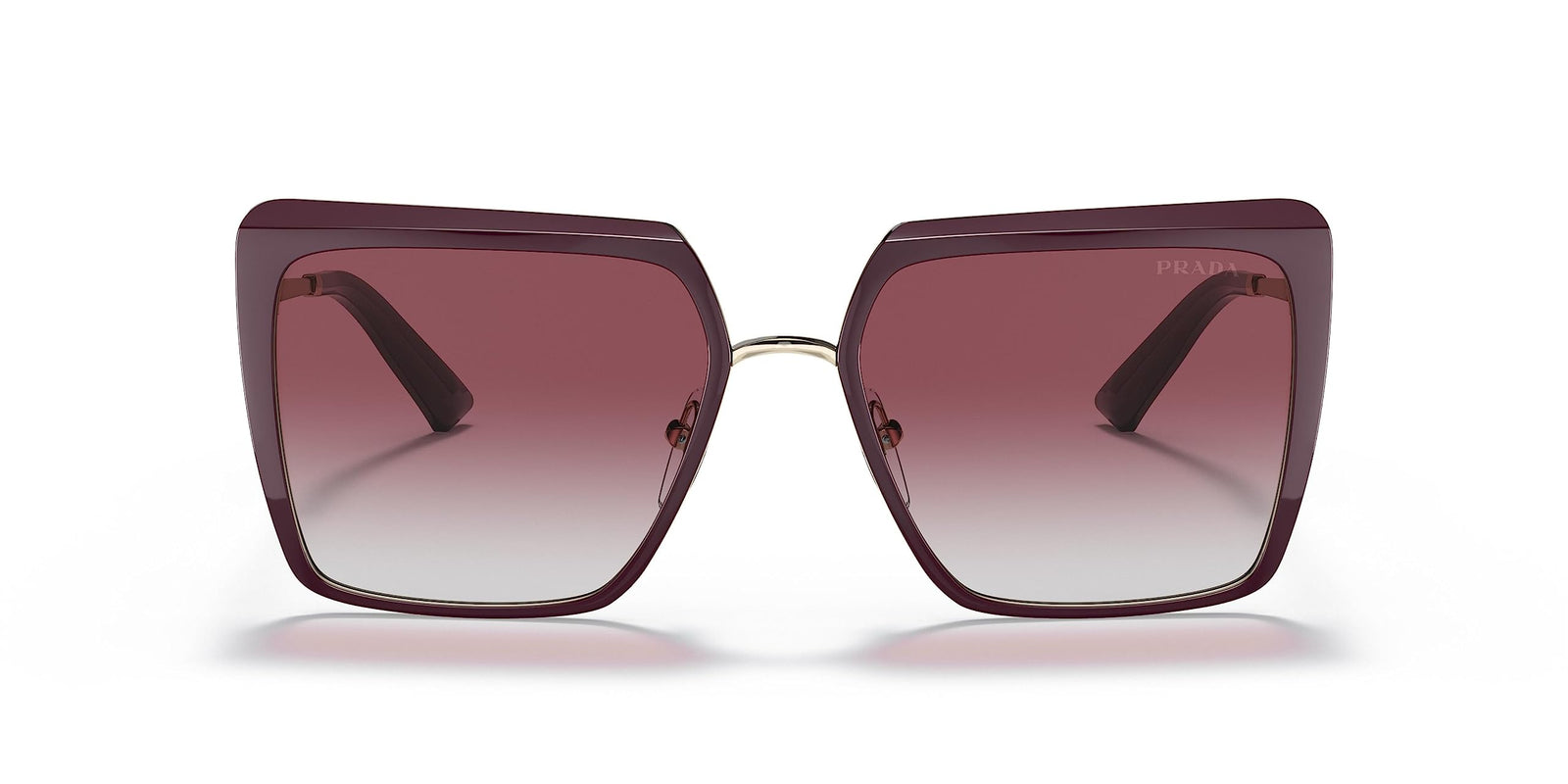 Prada Sunglasses PR58WS VIY412 57mm Garnet / Grey Gradient Violet Lens