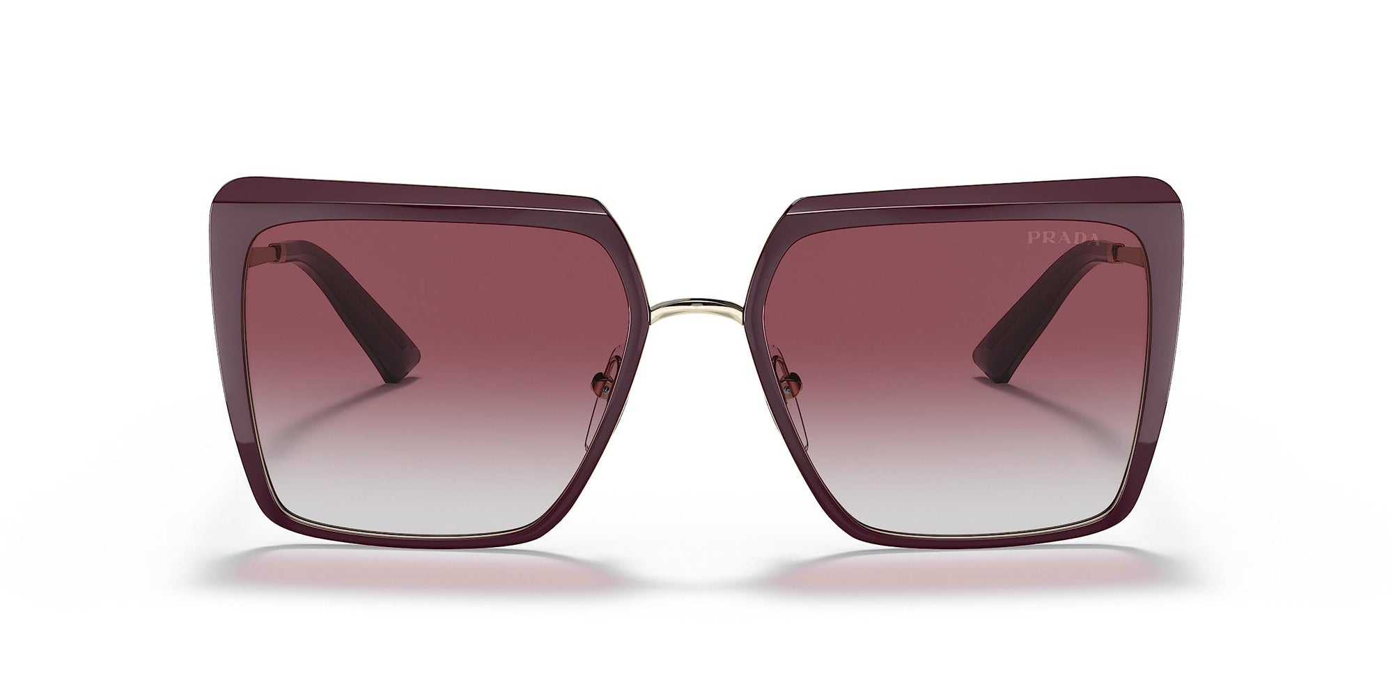 Prada Sunglasses PR58WS VIY412 57mm Garnet / Grey Gradient Violet Lens