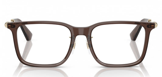 Burberry BE2426D 4116 Square Eyeglasses 54mm Brown / Clear Demo Lens