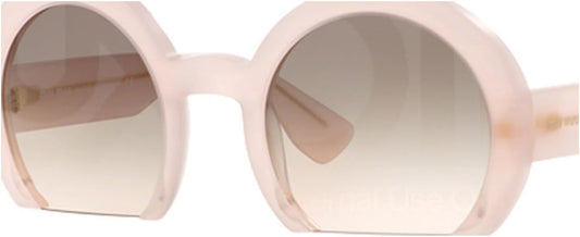 Miu Miu MU07QS UAE4K0 52mm Sunglasses Pink Matte / Grey Gradient Lens