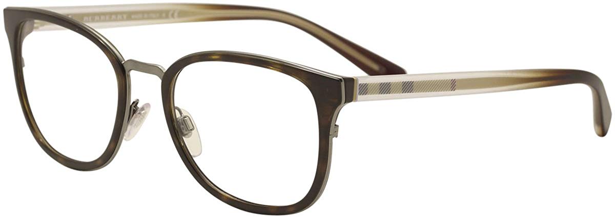 Burberry Square Eyeglasses BE2256 3002 53mm Dark Havana / Demo Lens [53-19-145]