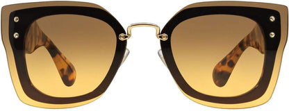 Miu Miu Sunglasses MU04RS NAI0A3 67mm Brown Havana / Orange Lens - image 2