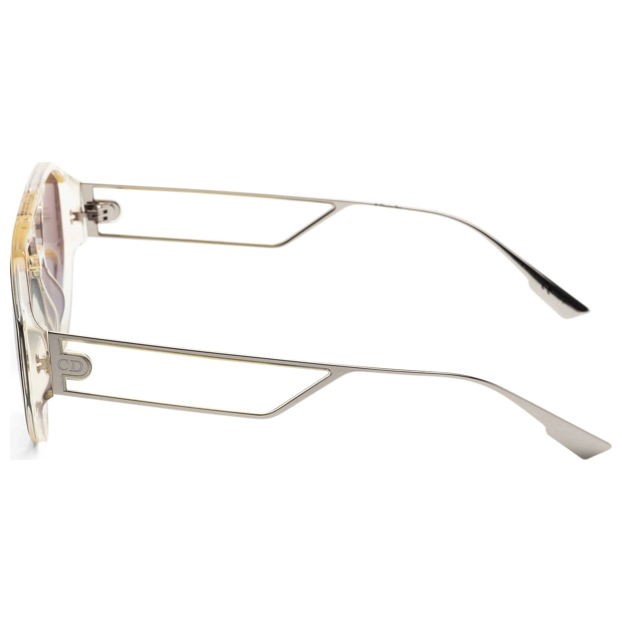 Dior Sunglasses DIORCLAN1 40G-YB 61mm Crystal Yellow / Blue Red Lens