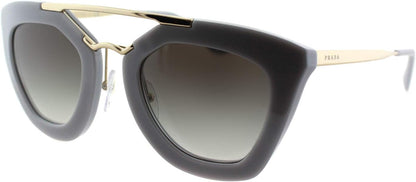 Prada Sunglasses PR09QS TV30A7 49mm Opal Grey / Grey Gradient Lens