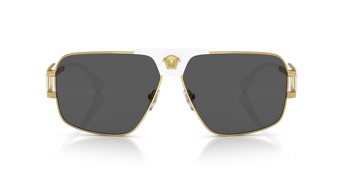 Versace Sunglasses VE2251 147187 63mm Gold / Dark Grey Lens