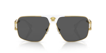 Versace Sunglasses VE2251 147187 63mm Gold / Dark Grey Lens