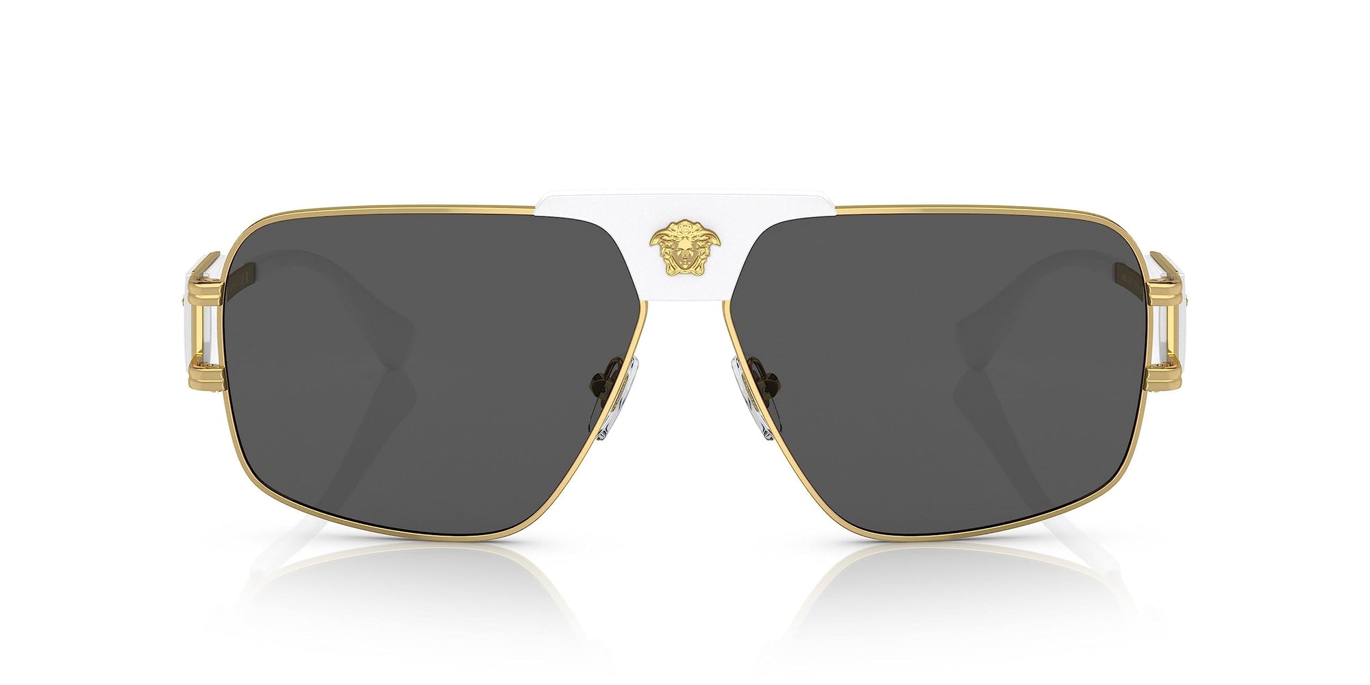 Versace Sunglasses VE2251 147187 63mm Gold / Dark Grey Lens