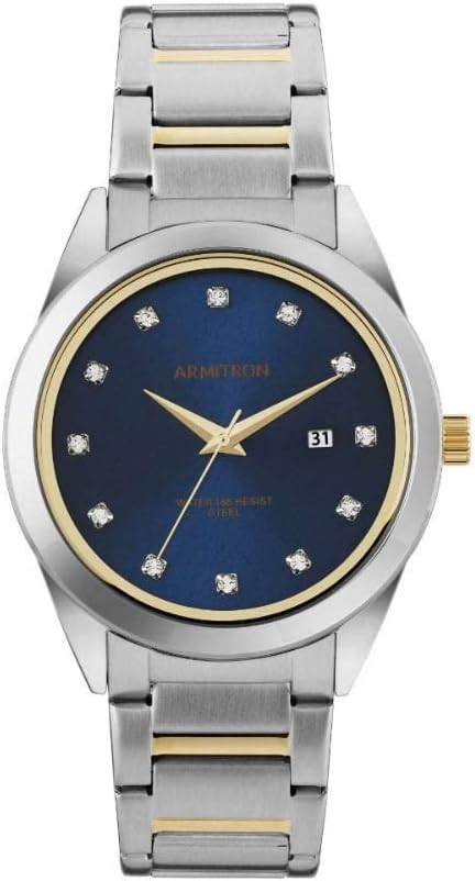 Armitron 20/5455NVTT Men's Watch Blue Dial Steel Bracelet - image 2