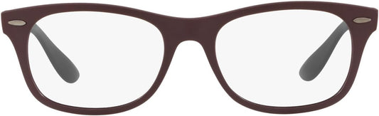 Ray-Ban RX7032 5771 52mm Eyeglasses Matte Plum Dark Grey / Clear Demo Lens - image 2
