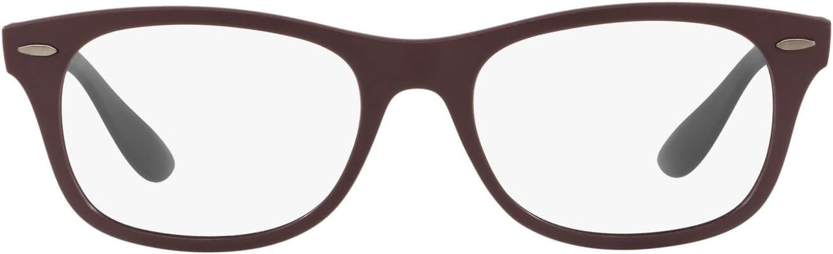 Ray-Ban RX7032 5771 52mm Eyeglasses Matte Plum Dark Grey / Clear Demo Lens - image 2