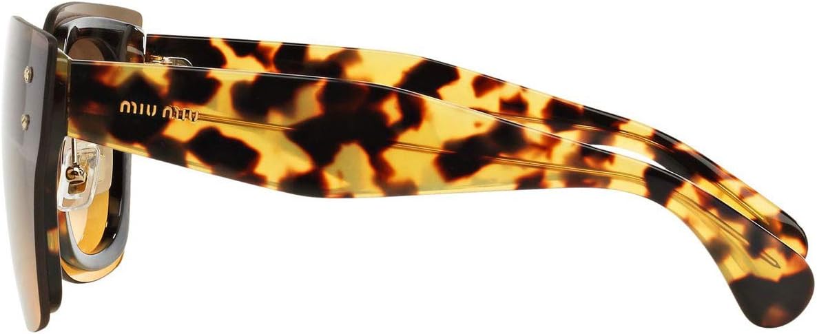 Miu Miu Sunglasses MU04RS NAI0A3 67mm Brown Havana / Orange Lens - image 3
