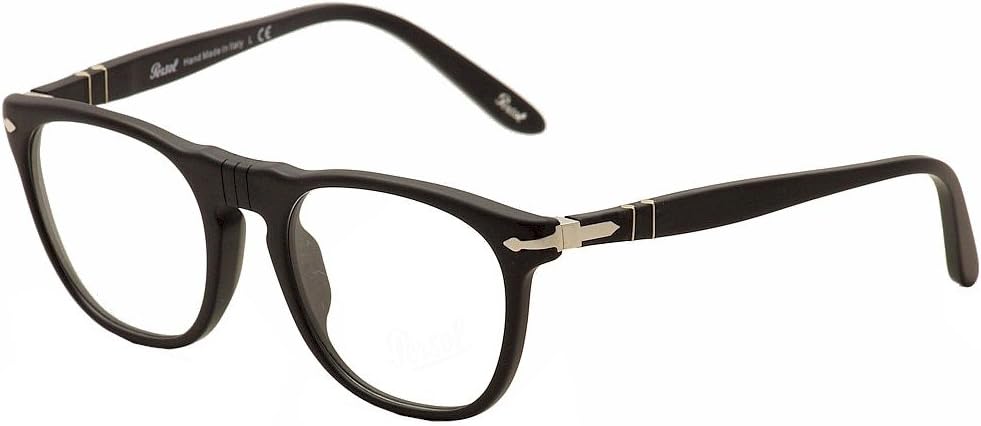 Persol PO2996V 900 50mm Eyeglasses Matte Grey Black / Clear Demo Lens