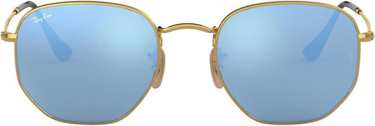 Ray-Ban RB3548N 00190 Sunglasses 51mm Gold / Light Blue Mirror Lens - image 2