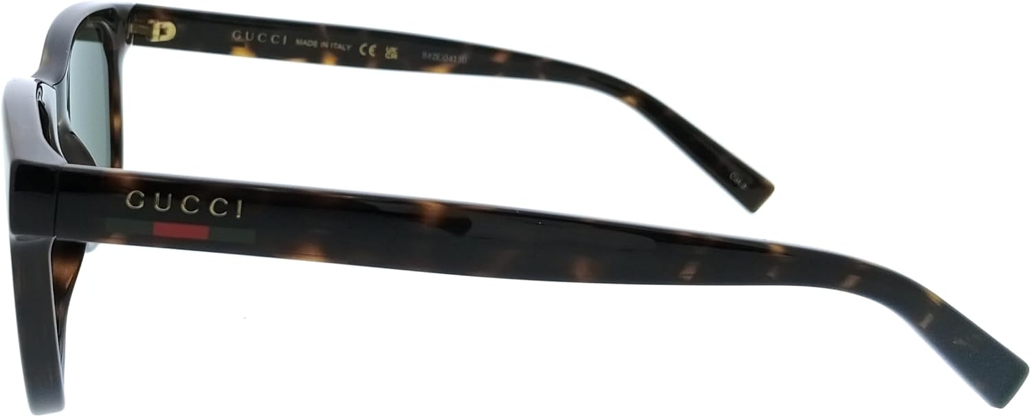 Gucci GG1985S 002 54mm Sunglasses Havana / Green Solid Lens - image 2