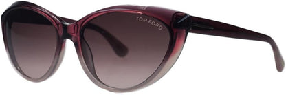 Tom Ford TF0231-01B 83Z 59mm Sunglasses Transparent Burgundy / Burgandy Gradient Lens