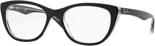 Ray-Ban RX5322 2034 Eyeglasses 51mm Black / Clear Demo Lens