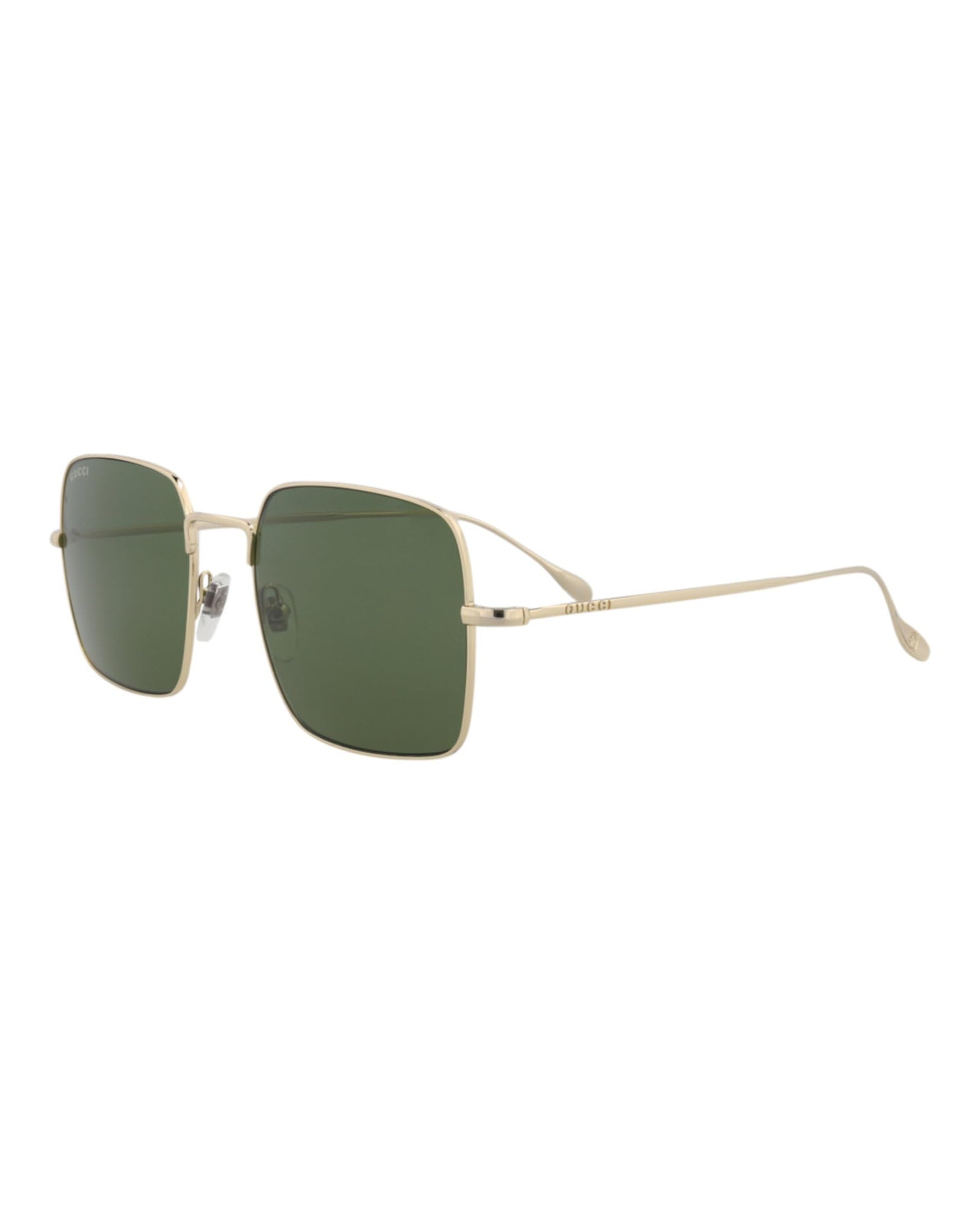 Gucci Sunglasses GG1184S 002 54mm Gold / Gold Green Lens