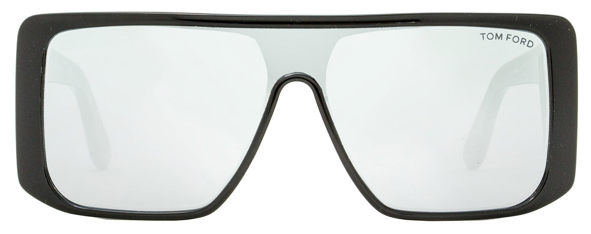 Tom Ford Atticus Sunglasses FT710S 01C Black / Silver Mirror Lens