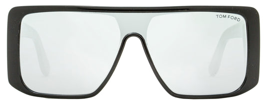 Tom Ford Atticus Sunglasses FT710S 01C Black / Silver Mirror Lens