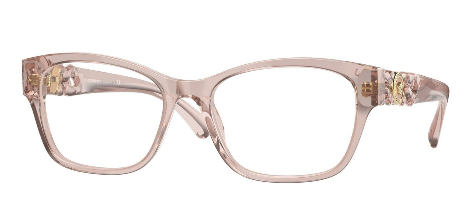 Versace Eyeglasses VE3306 5339 54mm Tranparent Pink / Demo Lens
