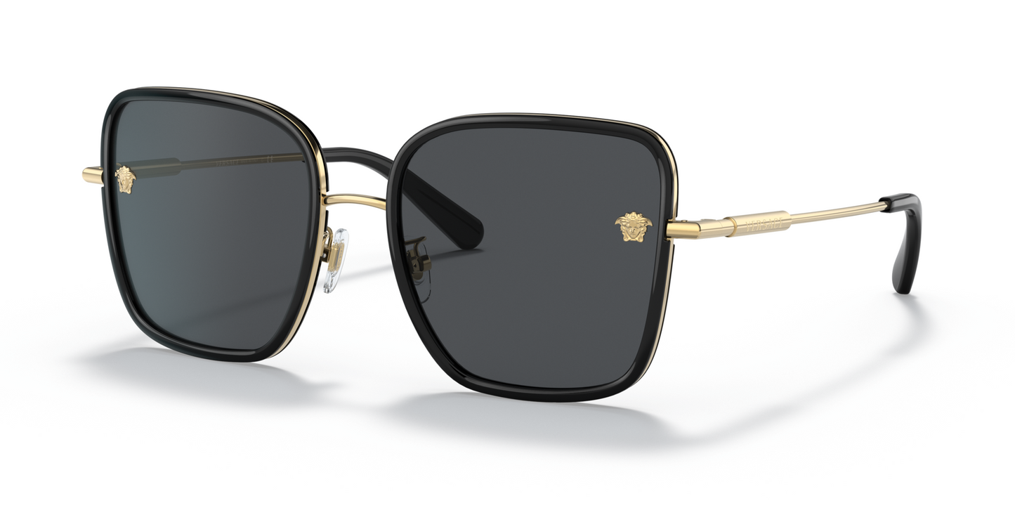 Versace Sunglasses VE2247D 143887 57mm Black / Dark Grey Lens