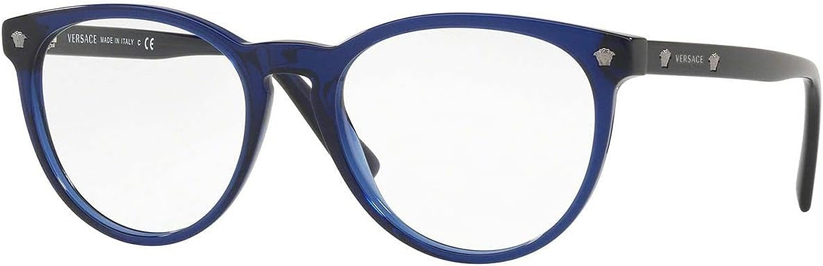 Versace Eyeglasses VE3257 5125 53mm Transparent Blue / Demo Lens