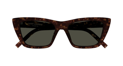 Saint Laurent Sunglasses SL276 MICA 002 53mm Havana / Grey Lens