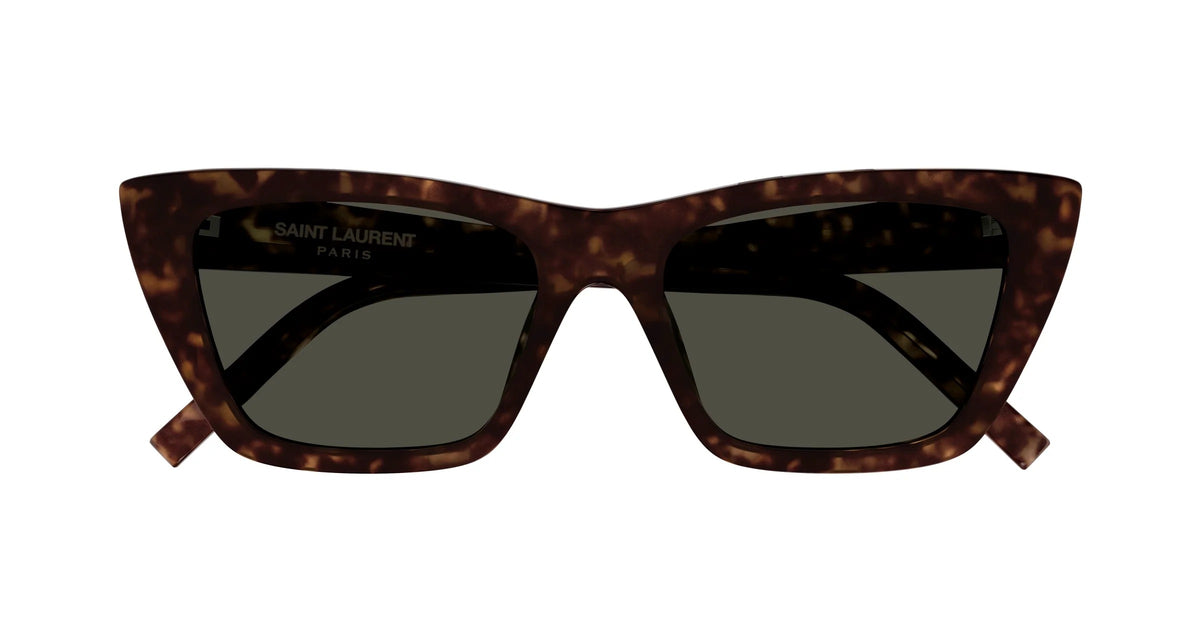 Saint Laurent Sunglasses SL276 MICA 002 53mm Havana / Grey Lens