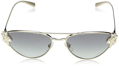 Versace VE2195B 125211 Sunglasses 56mm Pale Gold / Grey Gradient Lens