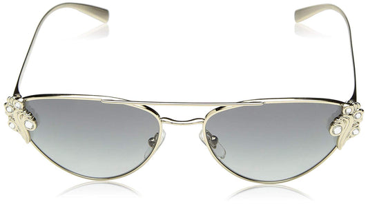 Versace VE2195B 125211 Sunglasses 56mm Pale Gold / Grey Gradient Lens