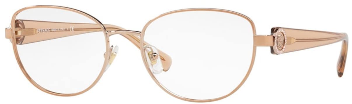 Versace Eyeglasses VE1246B 1052 52mm Copper / Demo Lens