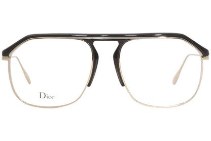 Dior Homme DIORSTELLAIREV U76 Eyeglasses 54mm Black Gold / Clear Demo Lens