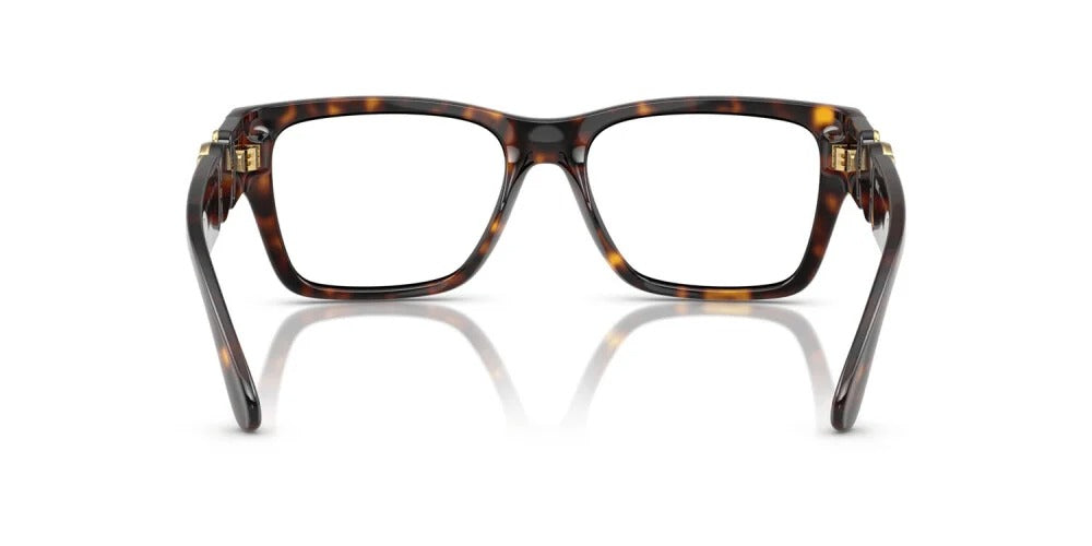 Versace VE3368U 108 Eyeglasses 53mm Havana / Clear Demo Lens