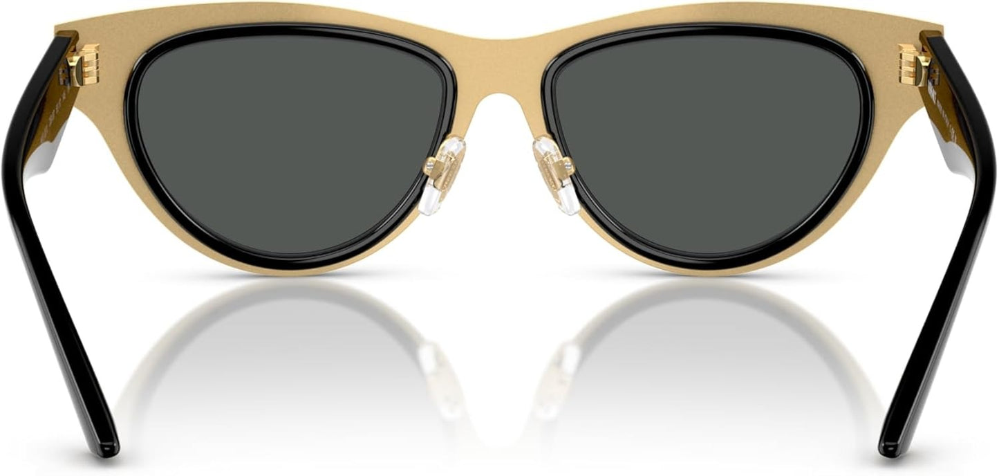 Versace VE2273 GB1/87 Sunglasses 52mm Black / Dark Grey Solid Lens