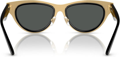 Versace VE2273 GB1/87 Sunglasses 52mm Black / Dark Grey Solid Lens