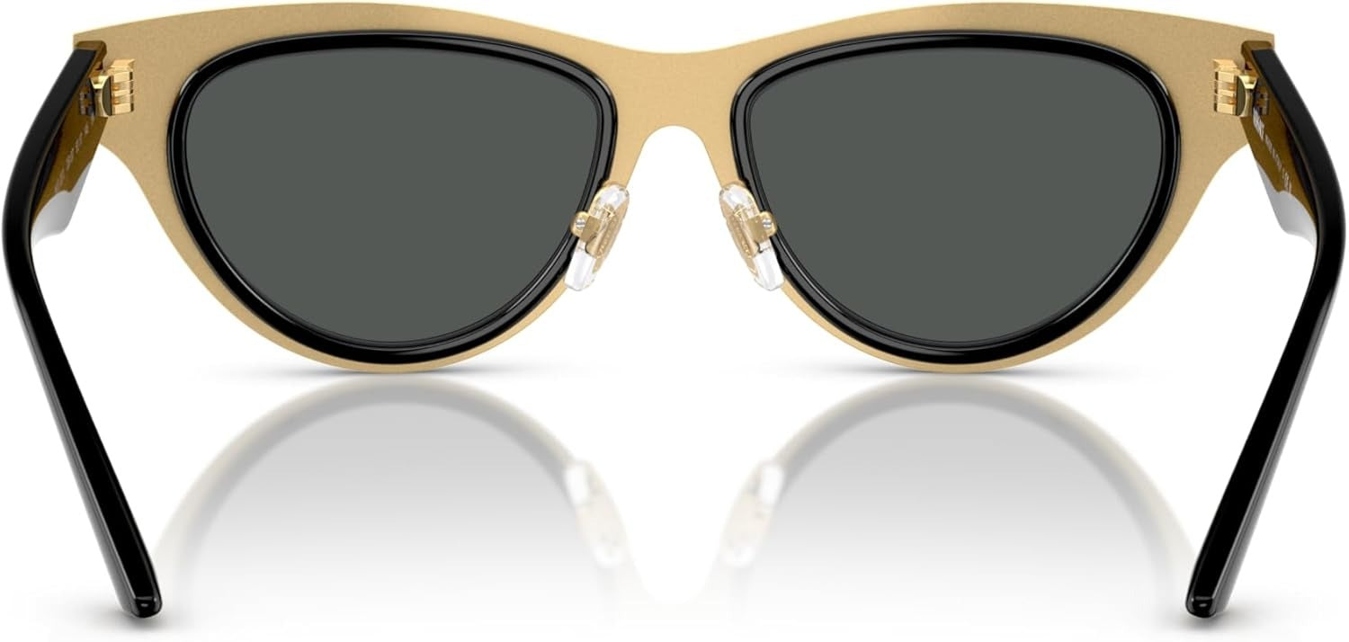 Versace VE2273 GB1/87 Sunglasses 52mm Black / Dark Grey Solid Lens