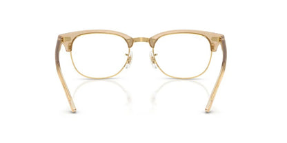 Ray-Ban RX5154 8294 Eyeglasses 51mm Photo Waves Brown / Clear Demo Lens
