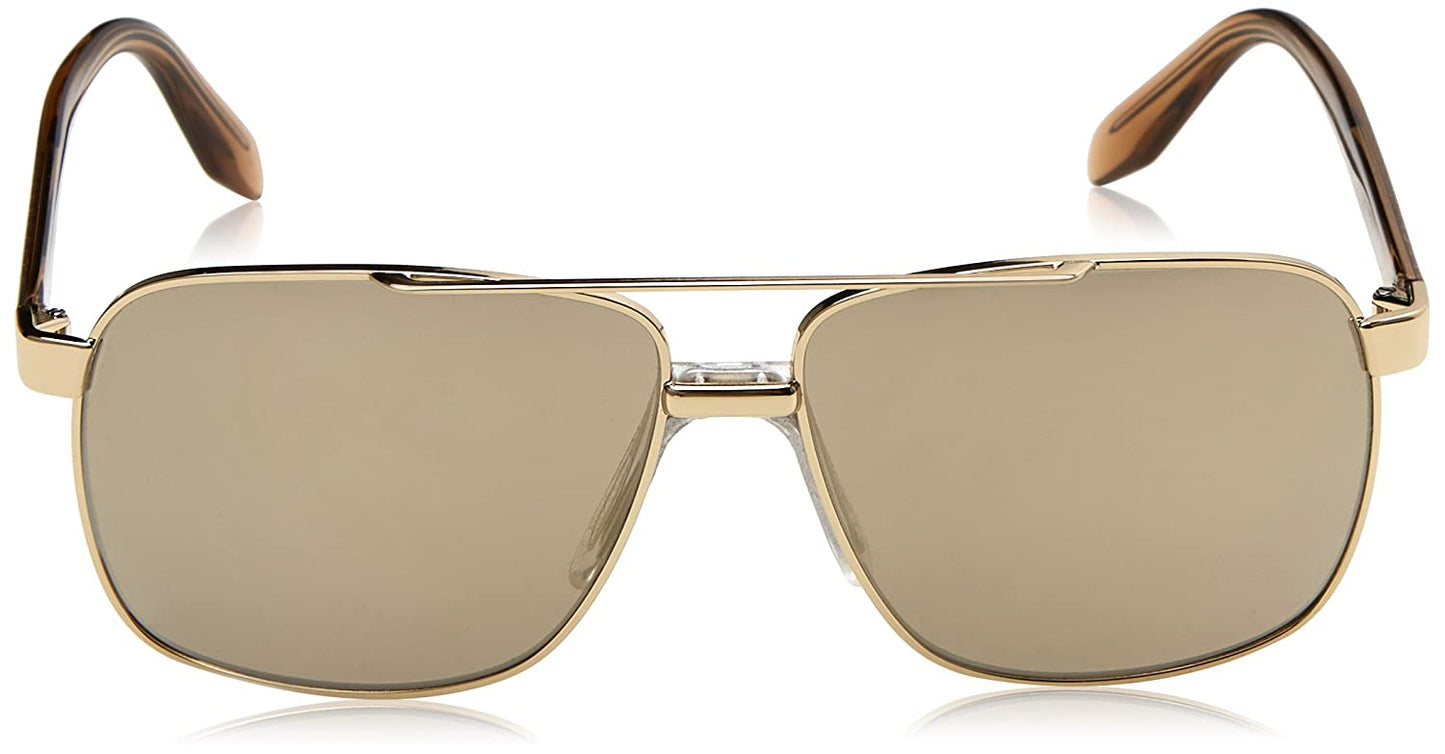 Versace VE 2174 1252/5A Sunglasses Pale Gold / Lt Brown Mirror Gold