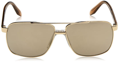 Versace VE 2174 1252/5A Sunglasses Pale Gold / Lt Brown Mirror Gold