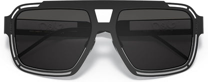 Dolce & Gabbana Sunglasses DG2270 3276/87 57mm Matte Black Grey / Grey Lens