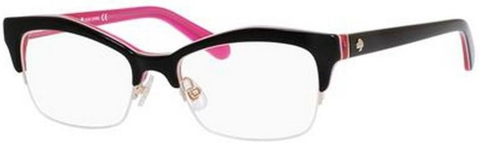 Kate Spade NY Eyeglasses LYSSA 0W52 49mm Black Floures Pink / Demo Lens