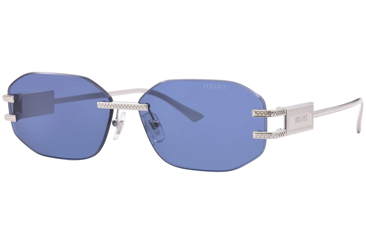 Versace Sunglasses VE2274 100080 58mm Silver / Dark Blue Lens