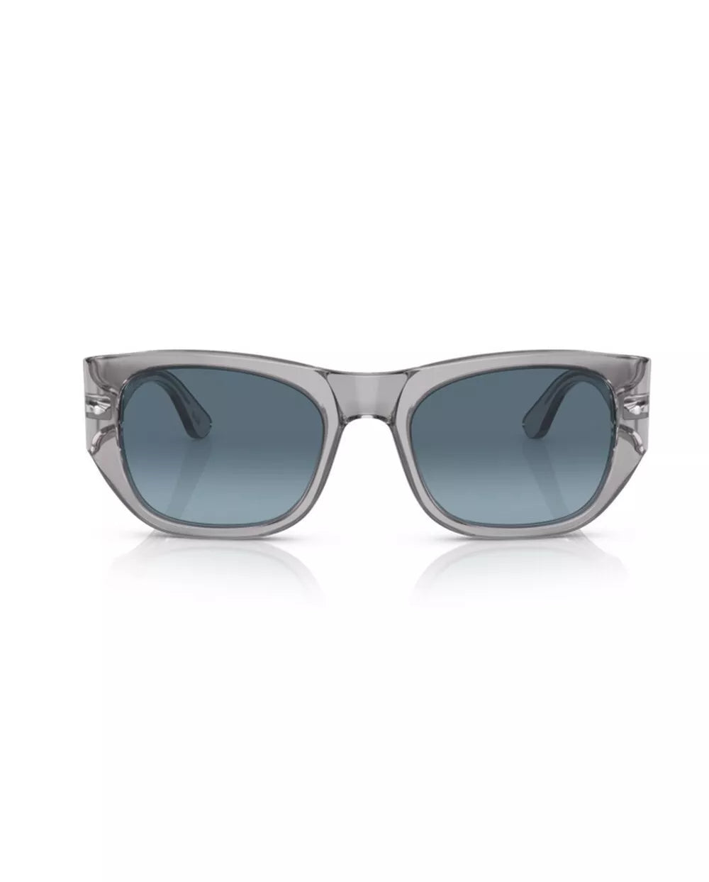 Persol Sunglasses PO3308S 309Q8 51mm Transparent Grey / Azure Gradient Blue Lens