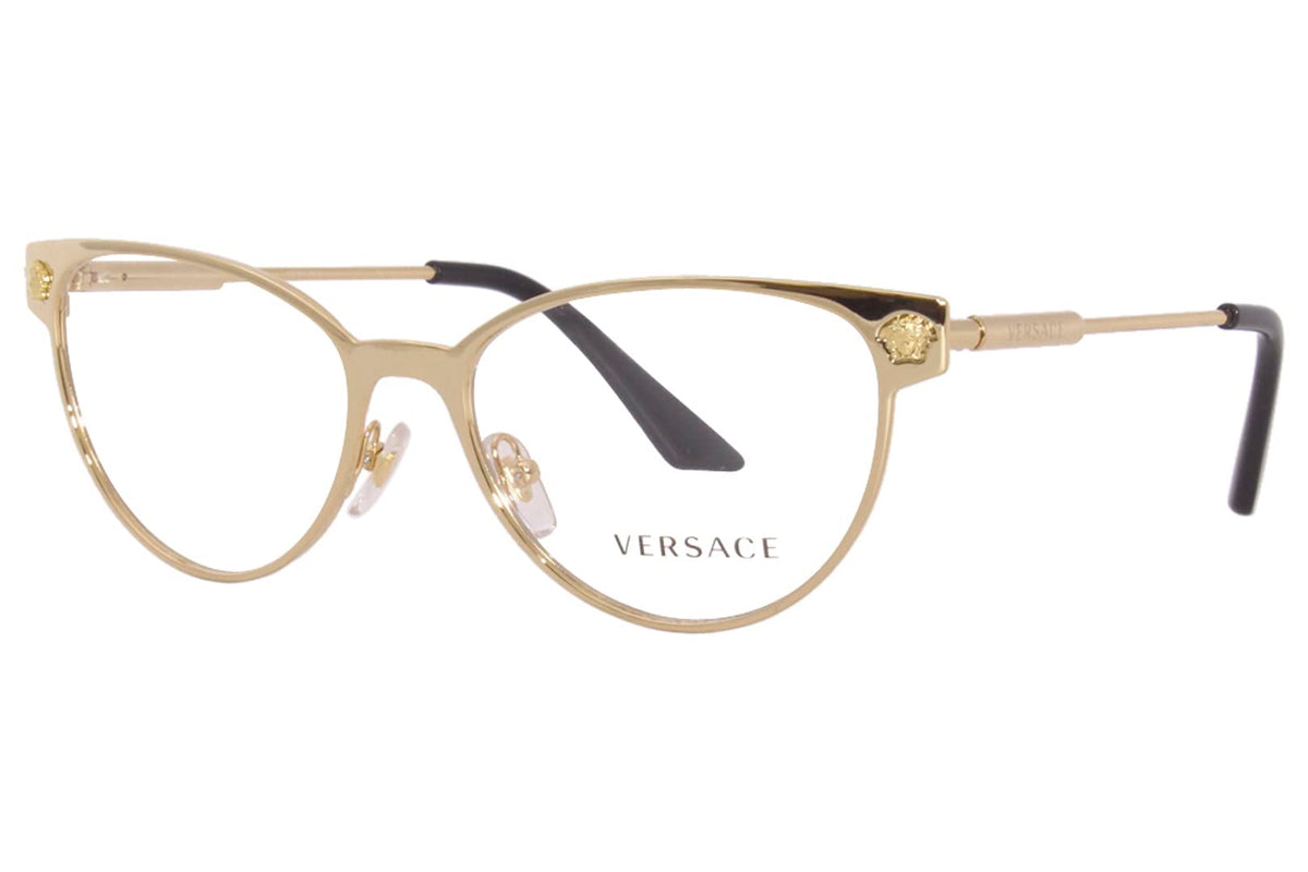 Versace Eyeglasses VE1277 1002 54mm Gold / Demo Lens