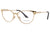 Versace Eyeglasses VE1277 1002 54mm Gold / Demo Lens