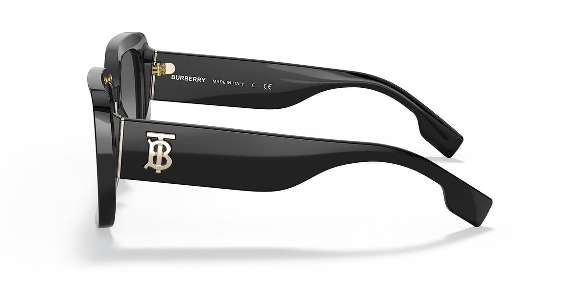 Burberry Delilah Sunglasses BE4327 300111 51mm Black / Grey Gradient Lens